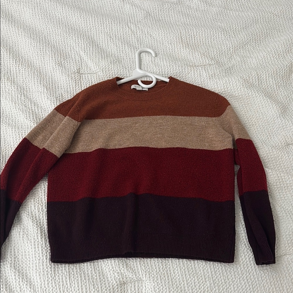 Striped Sweater in Earth Tones